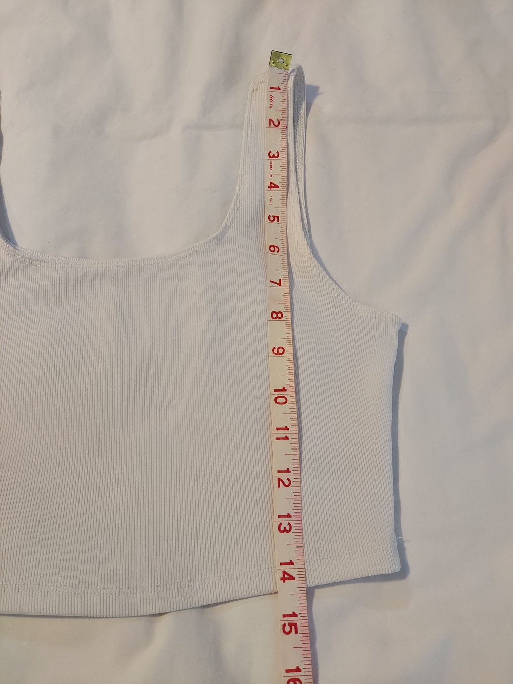 FP Movement Happiness Runs Square Neck Crop Tank - White - Picture 6 of 9